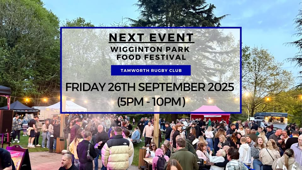Wiggington park food festival poster 