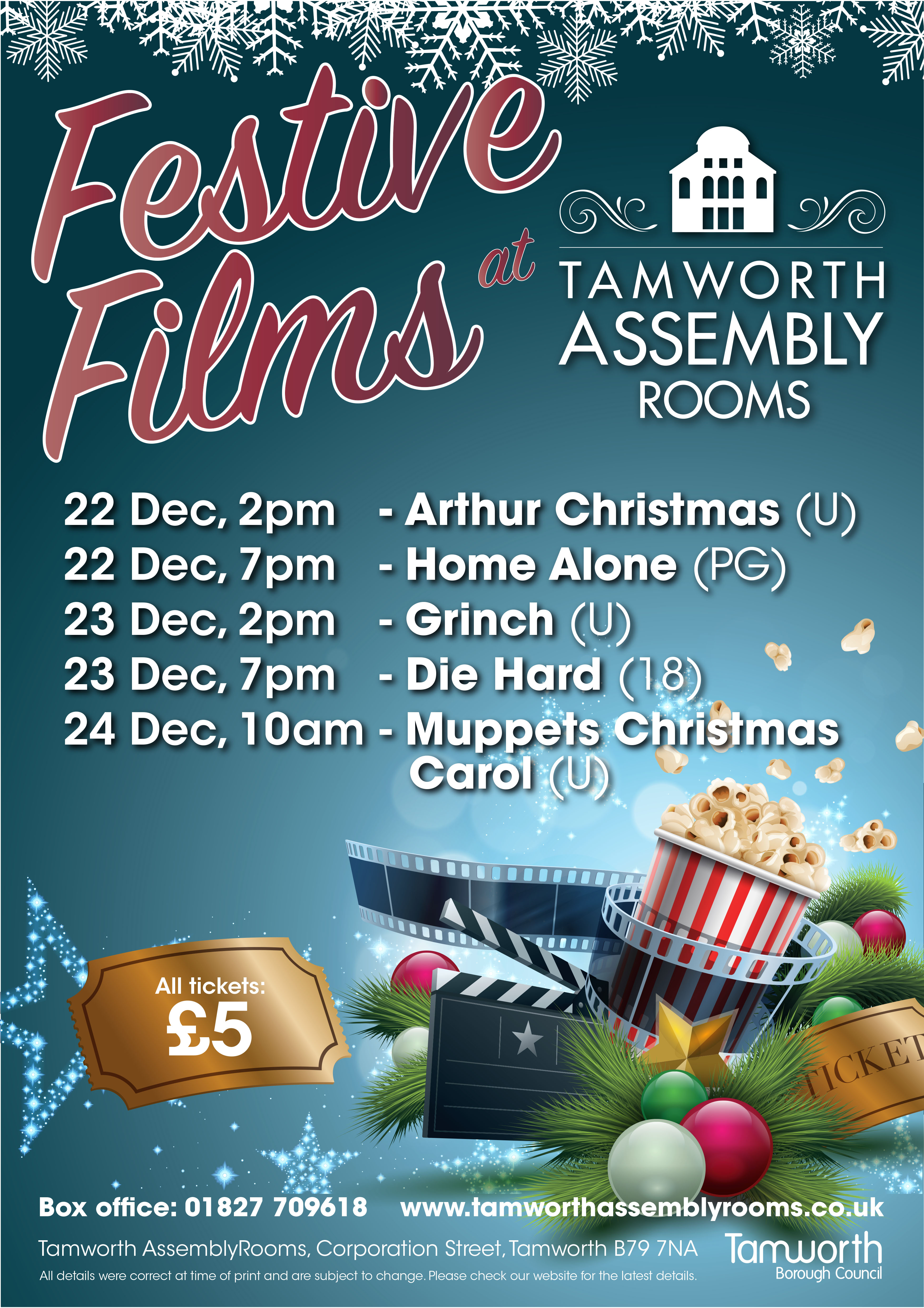 Festive films 2025 poster 