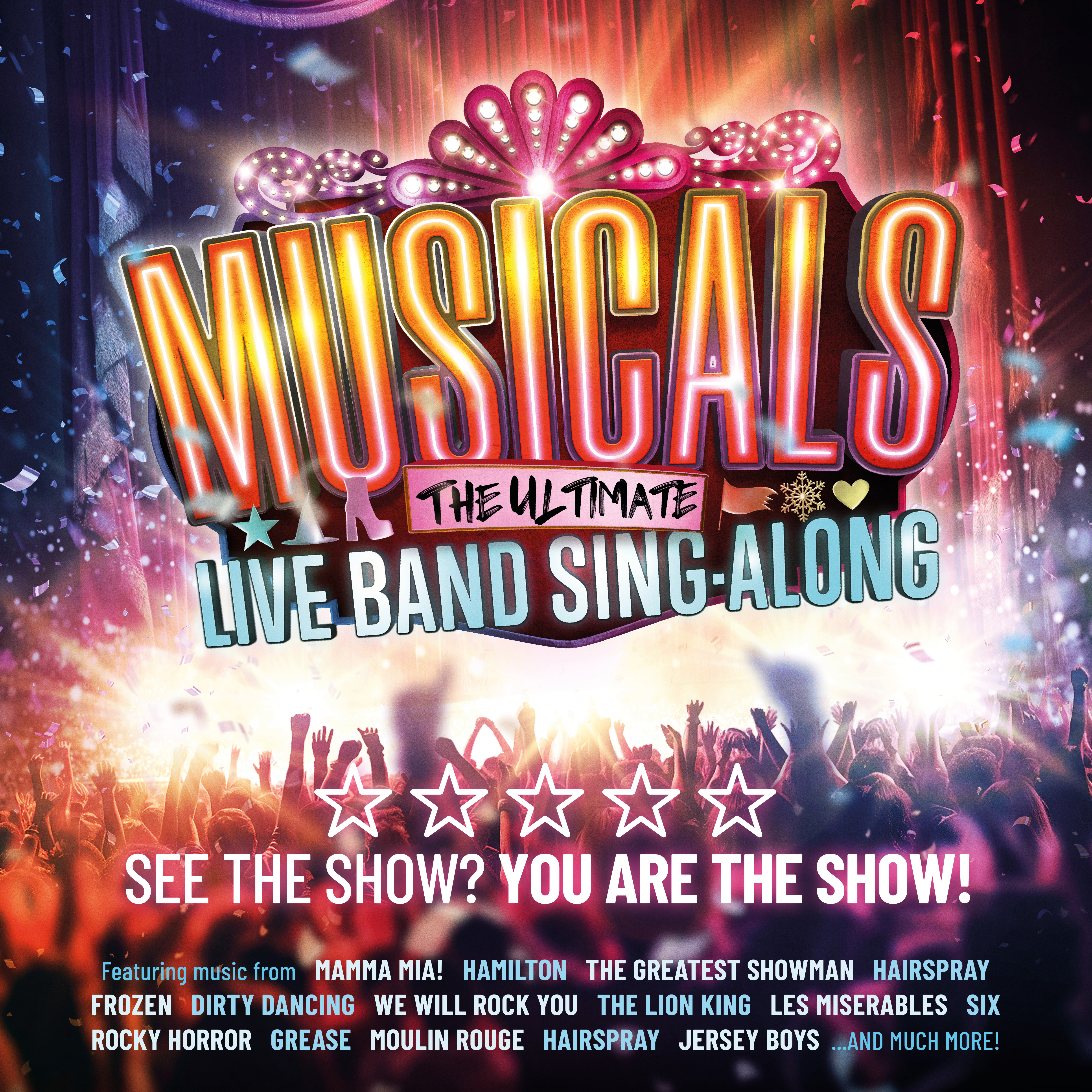 MUSICALS - the Ultimate Live Band Sing-A-Long poster