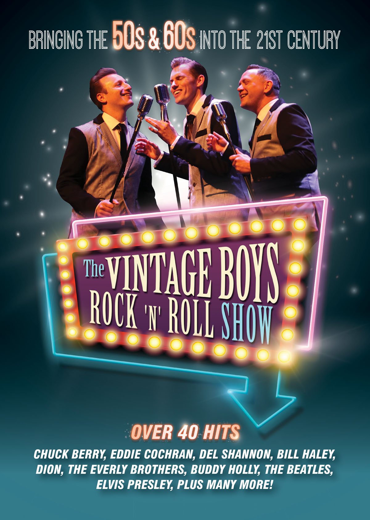 The Vintage Boys Rock 'n' Roll Show poster