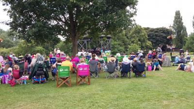 bandstand- outside entertainment