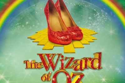 The Wizard of Oz Poster with red heeled shoes