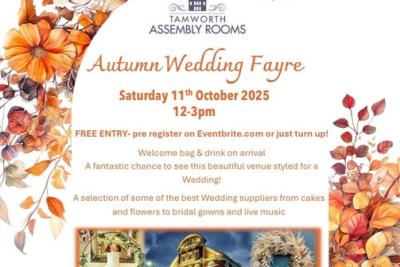 Wedding fayre poster